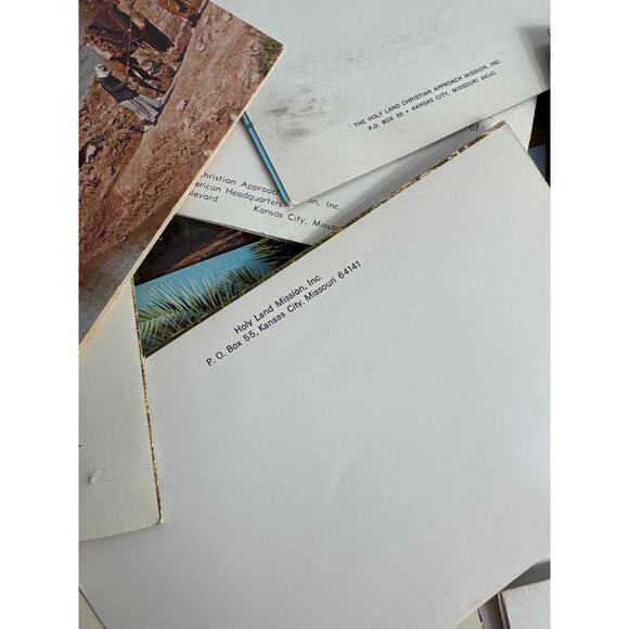 Vintage Holy Land Missions Cards Lot of 16 Unused Greeting Cards Mementos Easter - Picture 5 of 11
